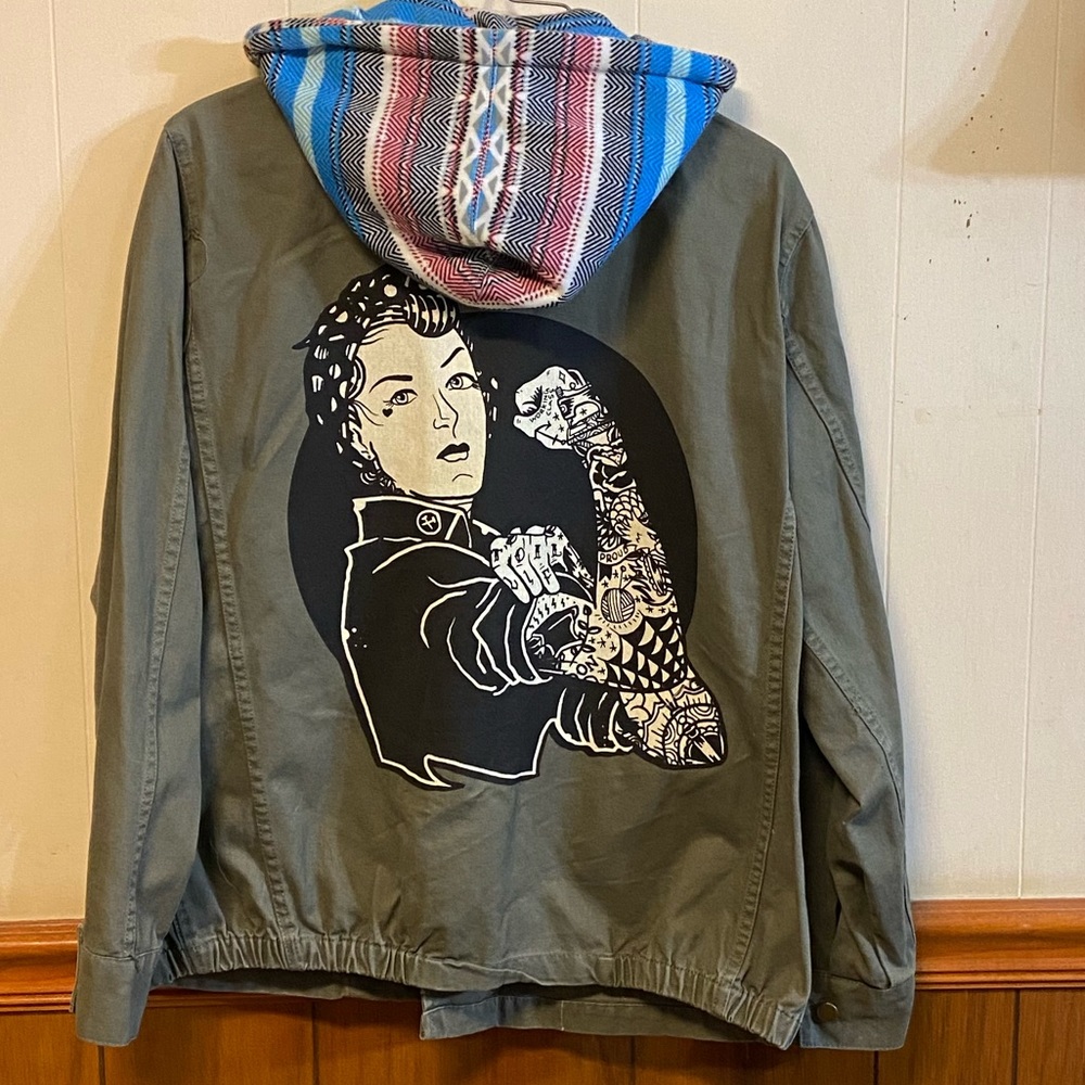 Canvas Hoodie Light Coat